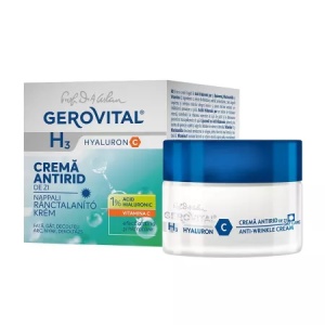 Gerovital H3 Hyaluron C crema antirid de zi, 50 ml