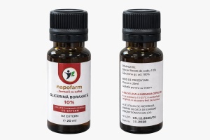 Glicerina boraxata 10%, 20 ml, Napofarm - Img 2