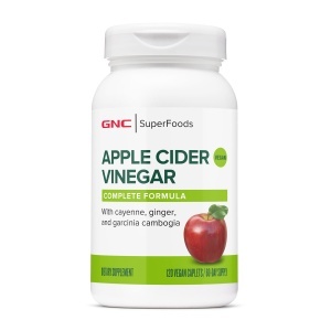 GNC SuperFoods Apple Cider Vinegar, Oțet din cidru de mere, 120 tablete