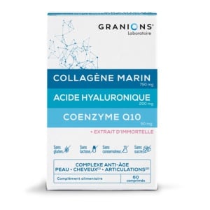 Granions LGN Colagen marin cu acid hialuronic si coenzima Q10, 60 comprimate