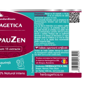 Herbagetica Menopauzen, 30 capsule - Img 3