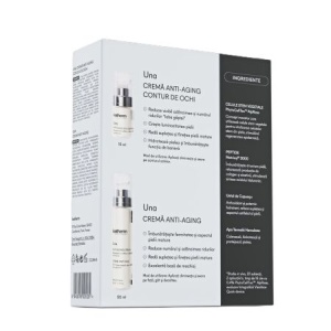 Ivatherm UNA - Pachet Crema anti-aging 50 ml + Crema anti-aging contur de ochi 15 ml – Ivatherm - Img 2