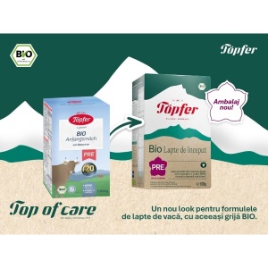 Lapte praf Bio Pre, 600 g, Topfer - Img 2