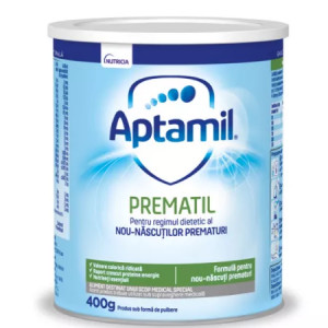 Lapte praf pentru prematuri Prematil, +0 luni, 400 g, Aptamil - Img 1