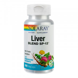 Liver Blend Solaray, 100 capsule, Secom - Img 2
