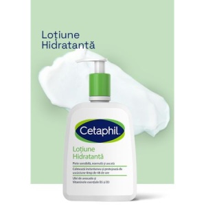 Lotiune hidratanta pentru fata si corp, 500 ml, Cetaphil - Img 3