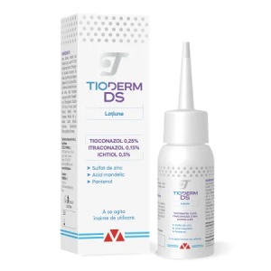 Lotiune intensiva pentru dermatita seboreica Tioderm DS, 50 ml, Braderm - Img 1