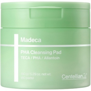 Madeca PHA Cleansing Pad, dischete demachiante și exfoliante, 60 buc, Centellian