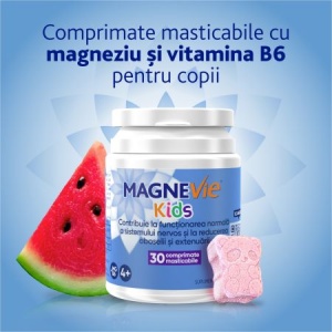 MagneVie Kids 30 comprimate mastecabile Sanofi – Supliment pentru copii - Img 4