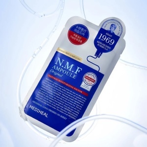 Masca de fața pentru hidratare, N.M.F Ampoule Sheet Mask Original, 27 ml, Mediheal - Img 2