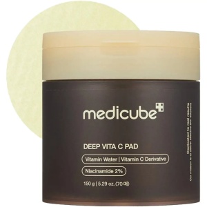 Medicube Deep Vita C Pad, dischete tonice cu vitamina C pentru ten luminos, 70 bucăți - Img 2