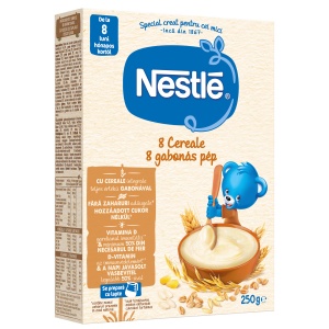 Nestle 8 Cereale, 250g – Pentru bebelusi de la 8 luni - Img 1