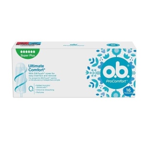 O.B. ProComfort Super Plus Tampoane, 16 bucăți