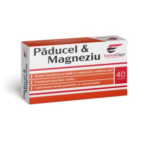 Păducel și Magneziu, 40 capsule, FarmaClass