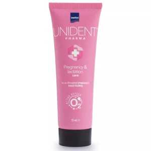 Pasta de dinți pentru perioada sarcinii si alaptarii Unident Pharma, 75 ml, Intermed