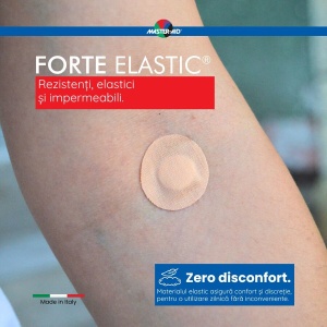 Plasturi rezistenți Forte Elastic Master-Aid, 40 bucăți