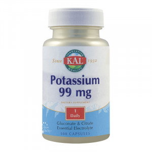 Potasiu 99 mg Kal, 100 capsule, Secom - Img 2