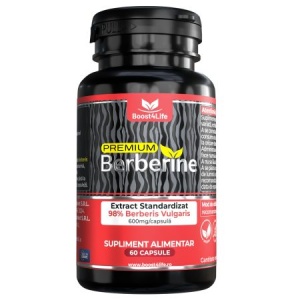 Premium Berberina, 600 mg, 60 capsule, Boost4Life - Img 1