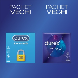 Prezervative Extra Safe, 3 bucati, Durex - Img 2