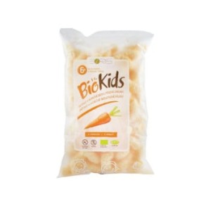 Pufuleti ecologici cu morcovi, 55g BIOKIDS