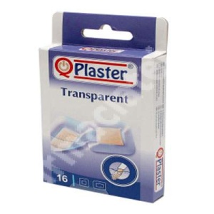 QPlaster Plasturi Transparenți, 16 bucăți