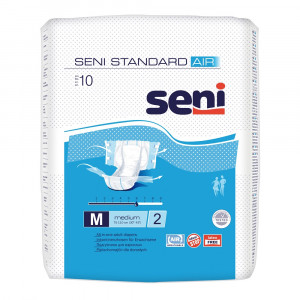 Scutece adulti Classic Air, Medium, 10 bucati, Seni - Img 2