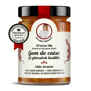 SECRETELE RAMONEI Gem de caise si piersica turtita x 350g