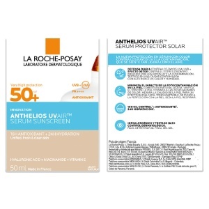 Serum de fata cu protectie solara SPF 50+ Nuanta Light Natural Anthelios UVAir, 50 ml, La Roche-Posay - Img 2