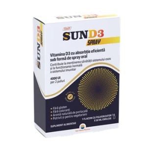 Sun D3 Spray 4000UI, 50ml, Sun Wave Pharma - Img 2