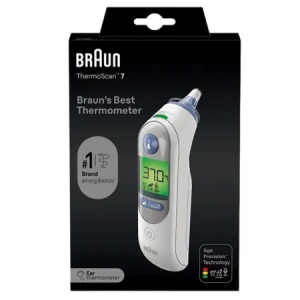 Termometru auricular copii Braun ThermoScan 7 IRT6520 cu Age Precision - Img 3