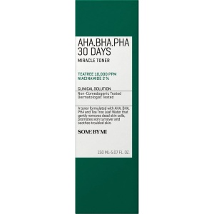 Toner facial AHA-BHA-PHA 30 Days Miracle, 150 ml, Some By Mi - Img 4
