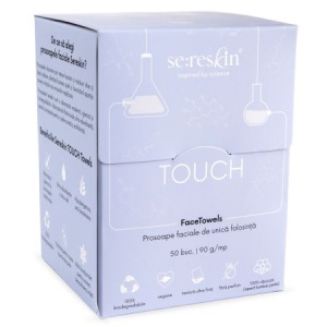 Touch Face Towels prosoape faciale de unica folosinta, 50 bucati, Se:Reskin - Img 4