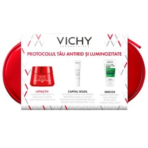 Trusa Vichy Liftactiv Collagen Specialist 16 Crema Zi + SPF 50+ + Sampon Dercos - Img 2