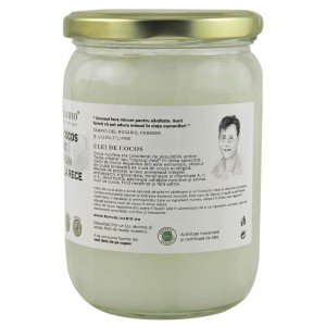 Ulei de cocos eco extravirgin, presat la rece, 500 ml, Republica Bio - Img 3