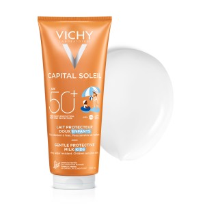 Vichy Capital Soleil Lapte cu Protectie Solara SPF50+ – Copii fata si corp, 300ml - Img 3