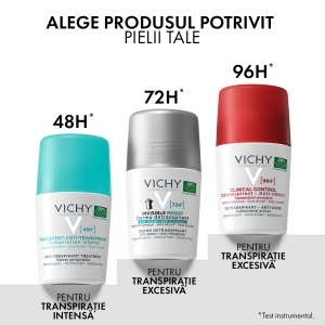 Vichy Roll-On Antiperspirant Eficacitate 48H, 50 ml - Img 10