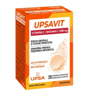 Vitamina C Upsavit 1000 mg, 20 comprimate efervescente, Upsa - Img 1