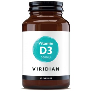 Vitamina D3 2000UI, 60 capsule, Viridian - Img 1