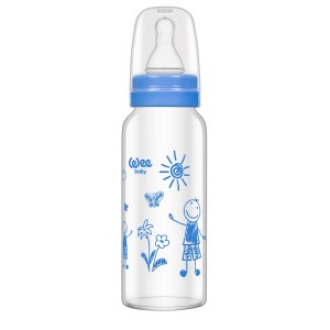 WEE BABY Biberon 180ml sticla termorezistenta - 771 - Img 3