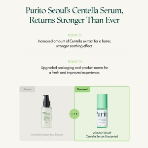 Wonder Releaf Centella Unscented Ser de fata 60 ml, Purito - Img 4