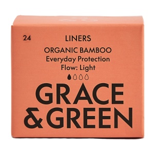 Absorbante zilnice din bambus organic, 24 bucati – Grace and Green