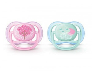 AVENT Suzeta 0-6L Ultra Air x2buc SCF343/20