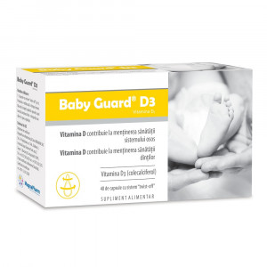 Baby Guard D3 vitamina D3 400 UI, 40 capsule twist-off, Evital