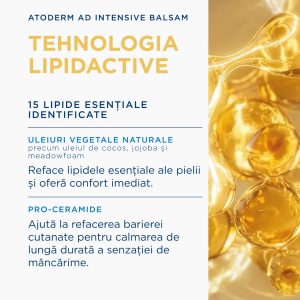 Balsam anti-mâncărime pentru față și corp Atoderm AD Intensive, 400 ml, Bioderma - Img 5