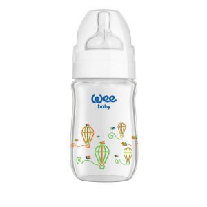 Biberon 180 ml gura larga termorezistent - cod 140, Wee Baby - Img 1