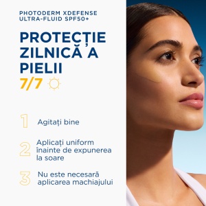 Bioderma Photoderm XDefense Ultra-Fluid SPF 50+ colorat, fototip 1, 40 ml - Img 5
