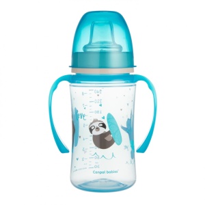 Cana antrenament Easy Start Exotic Animals Blue, 240 ml, Canpol Babies