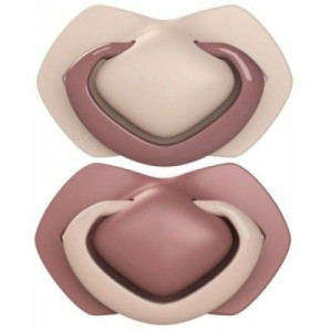 CANPOL Suzeta Simetrica Silicon 18m+Pure Color Pin 22/657 - Img 1