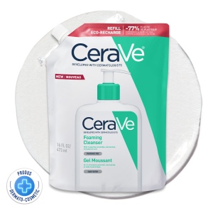 CeraVe Refill Gel Curatare Spumant 473ml – Ten normal si gras, ceramide - Img 2
