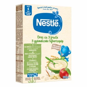 Cereale Nestle Orez cu 3 Fructe +6 Luni, Fara Gluten, 250g - Img 1